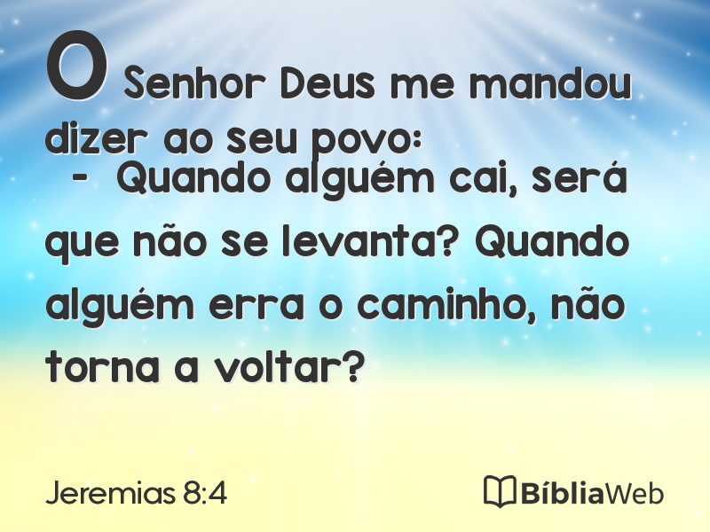 Jeremias 8:4 em imagem para compartilhar