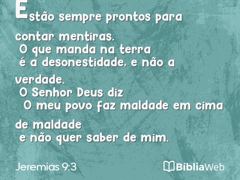 Jeremias 9:3 em imagem para compartilhar