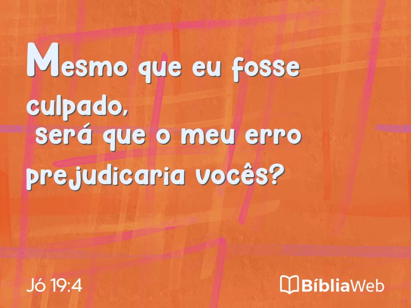 Jó 19:4 em imagem para compartilhar