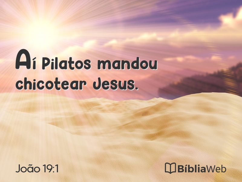 João 19:1 em imagem para compartilhar