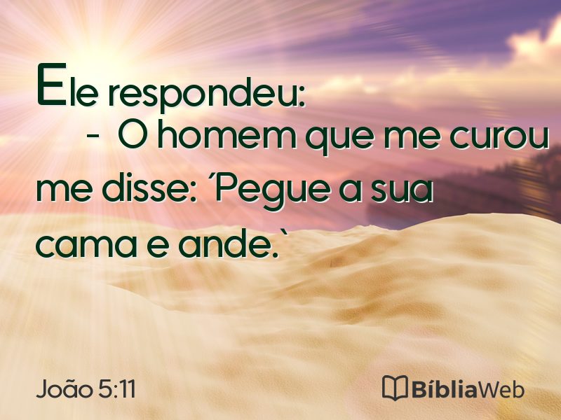 João 5:11 em imagem para compartilhar