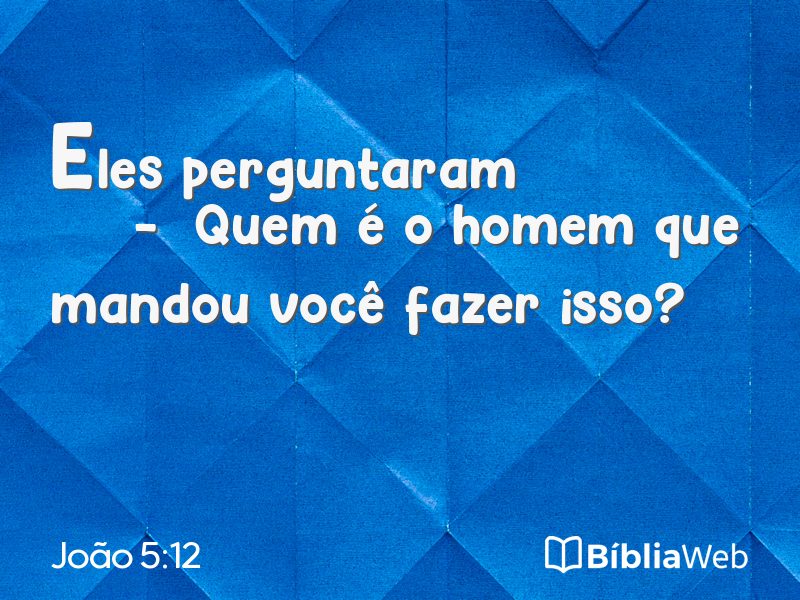 João 5:12 em imagem para compartilhar