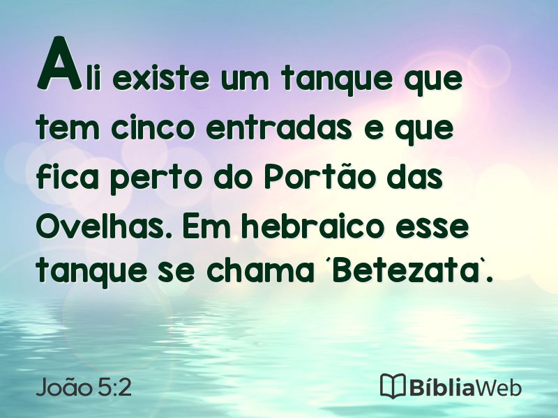 João 5:2 em imagem para compartilhar
