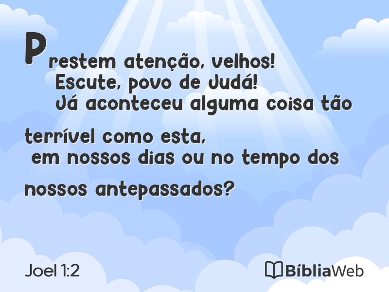 Joel 1:2 em imagem para compartilhar