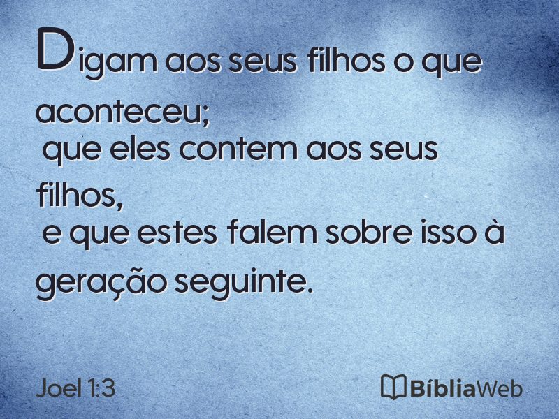 Joel 1:3 em imagem para compartilhar