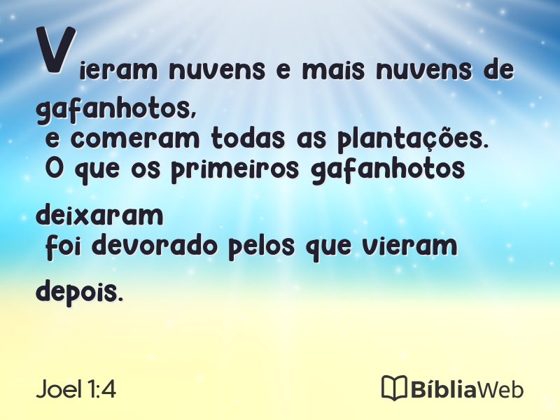 Joel 1:4 em imagem para compartilhar