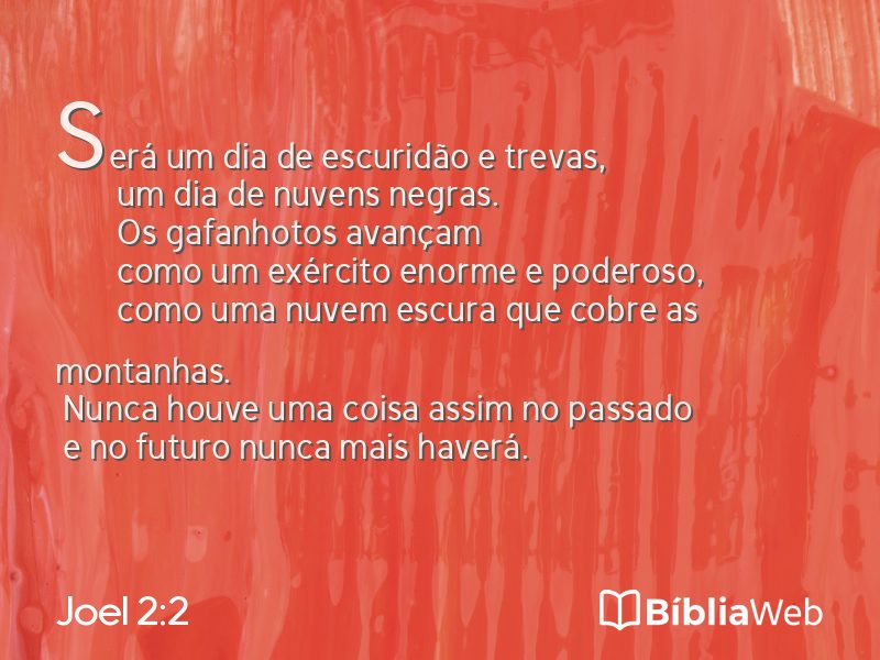 Joel 2:2 em imagem para compartilhar