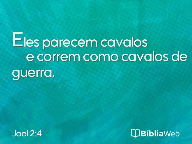 Joel 2:4 em imagem para compartilhar