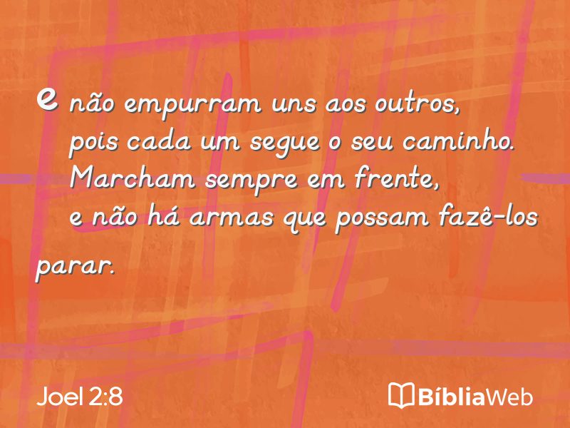 Joel 2:8 em imagem para compartilhar