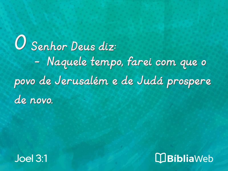 Joel 3:1 em imagem para compartilhar