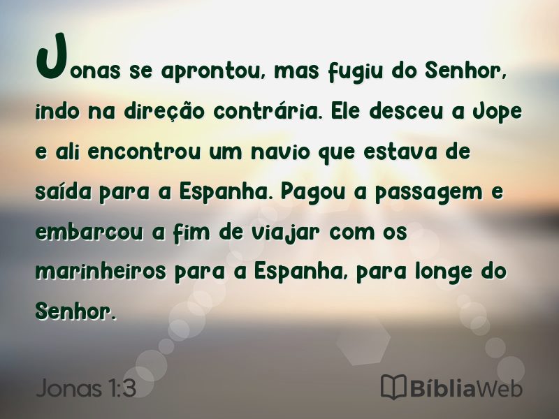 Jonas 1:3 em imagem para compartilhar