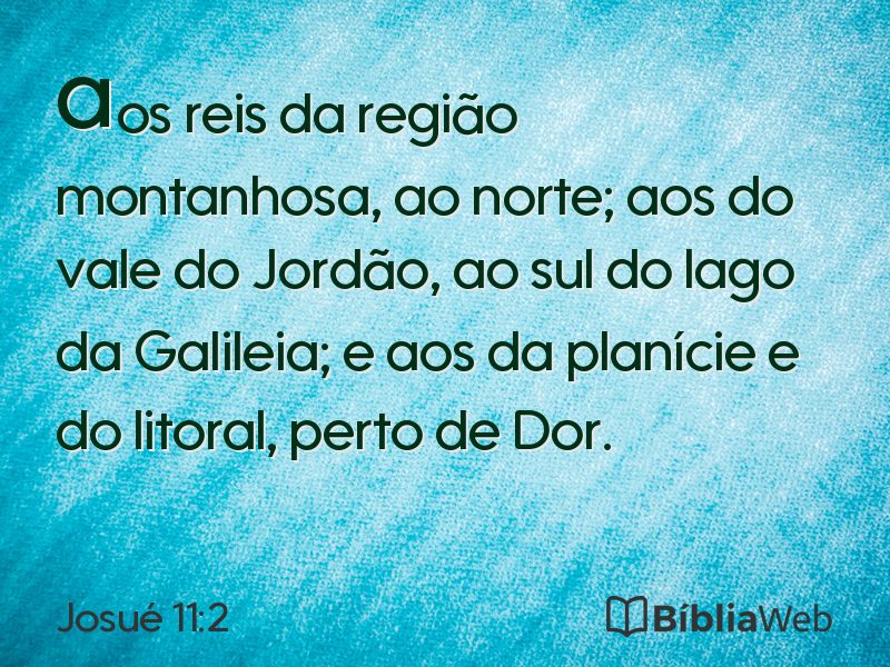 Josué 11:2 em imagem para compartilhar
