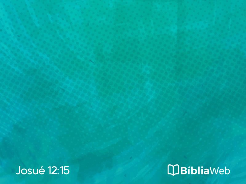 Josué 12:15 em imagem para compartilhar
