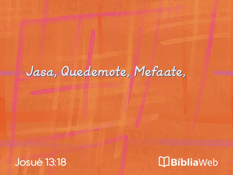 Josué 13:18 em imagem para compartilhar