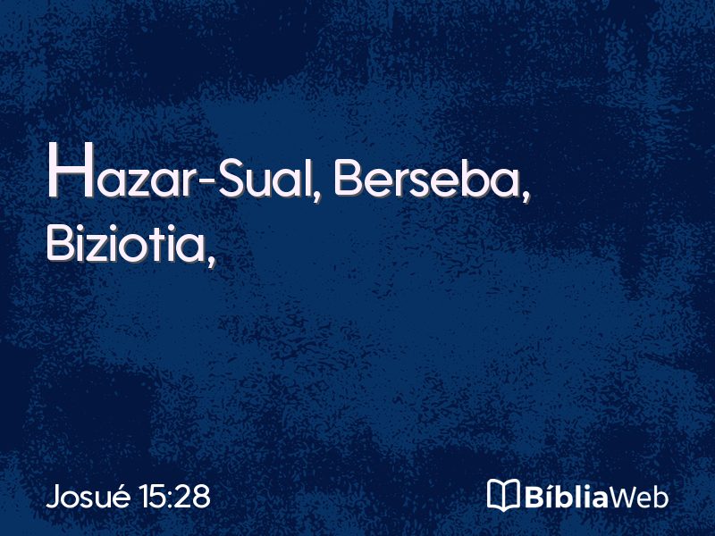 Josué 15:28 em imagem para compartilhar