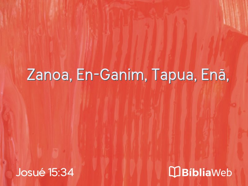 Josué 15:34 em imagem para compartilhar