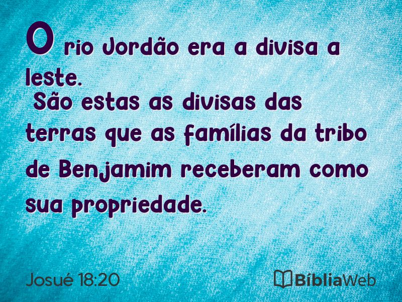 Josué 18:20 em imagem para compartilhar
