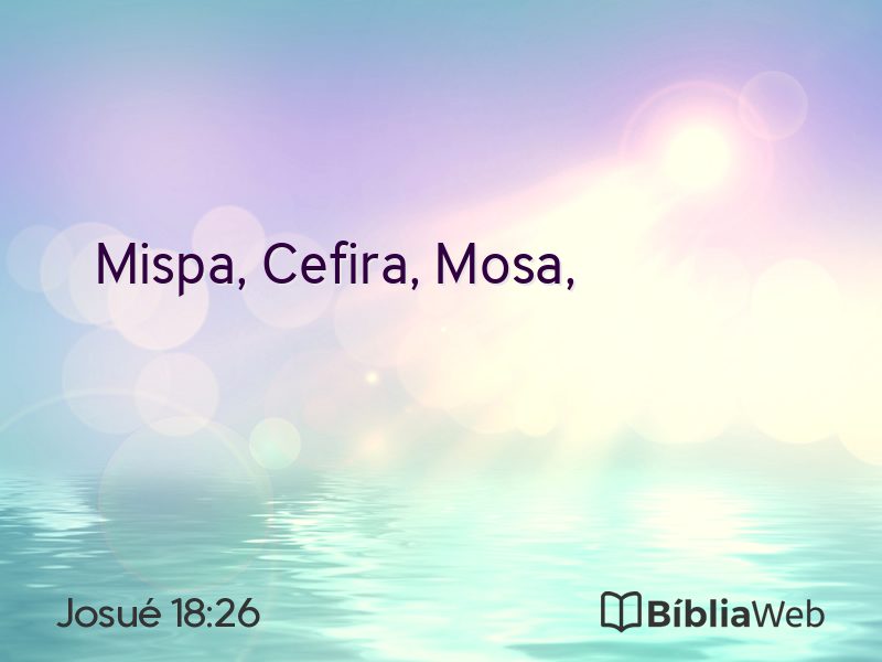 Josué 18:26 em imagem para compartilhar