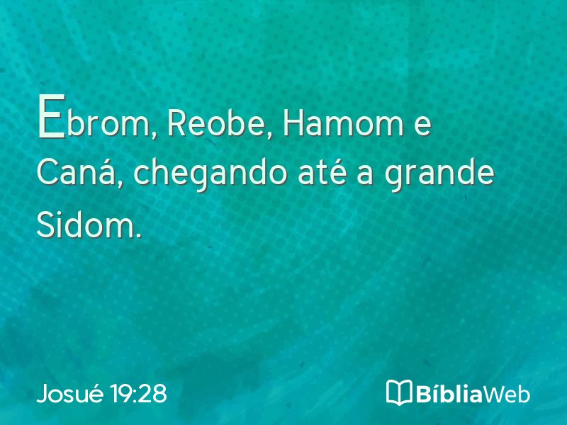 Josué 19:28 em imagem para compartilhar