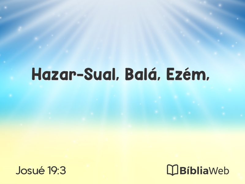 Josué 19:3 em imagem para compartilhar