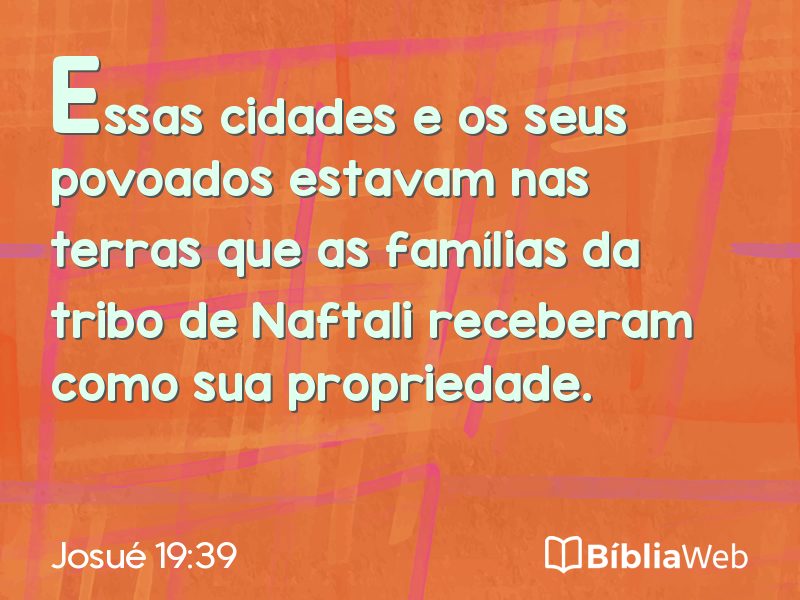 Josué 19:39 em imagem para compartilhar