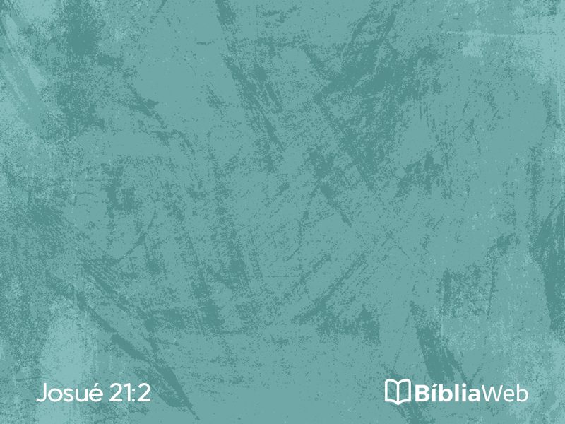 Josué 21:2 em imagem para compartilhar