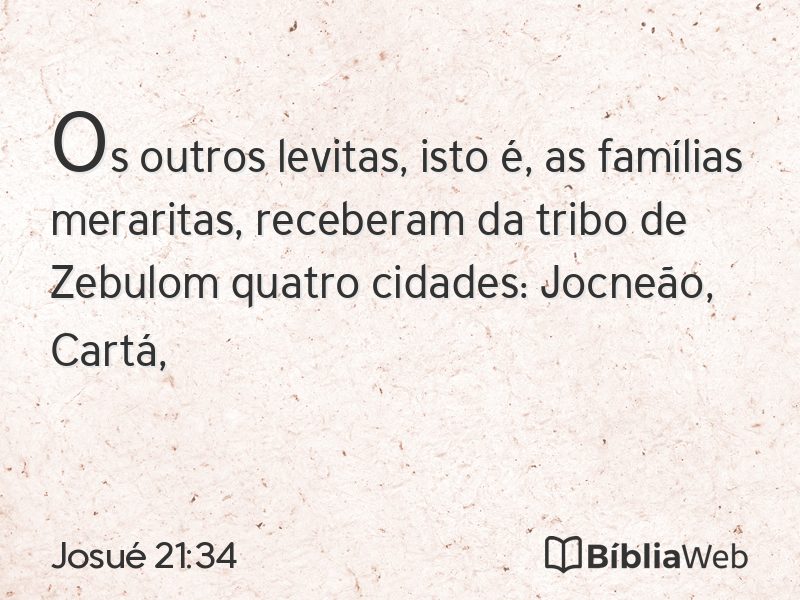 Josué 21:34 em imagem para compartilhar