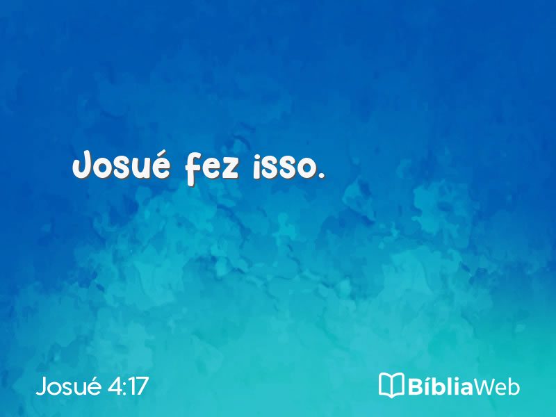 Josué 4:17 em imagem para compartilhar