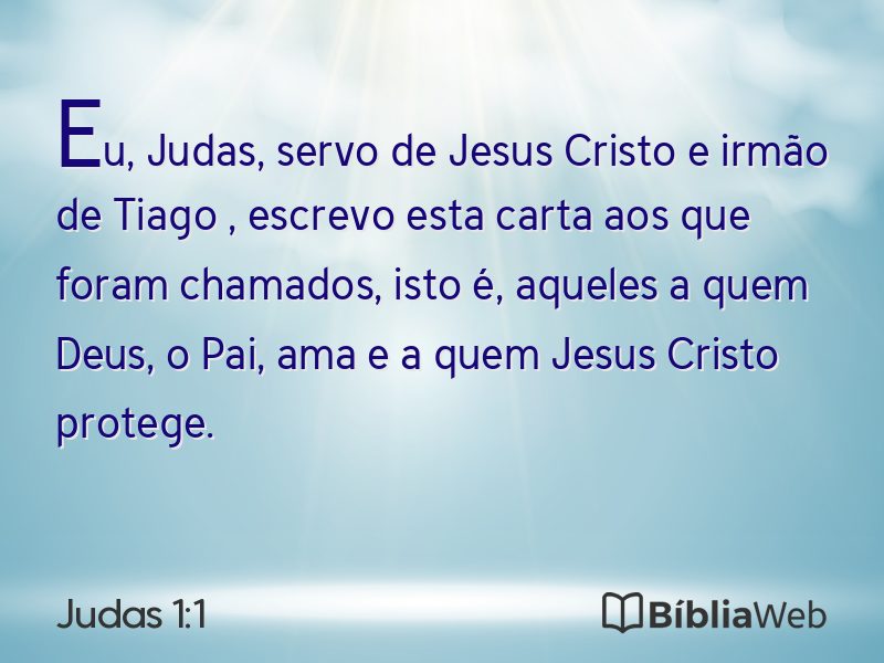 Judas 1:1 em imagem para compartilhar