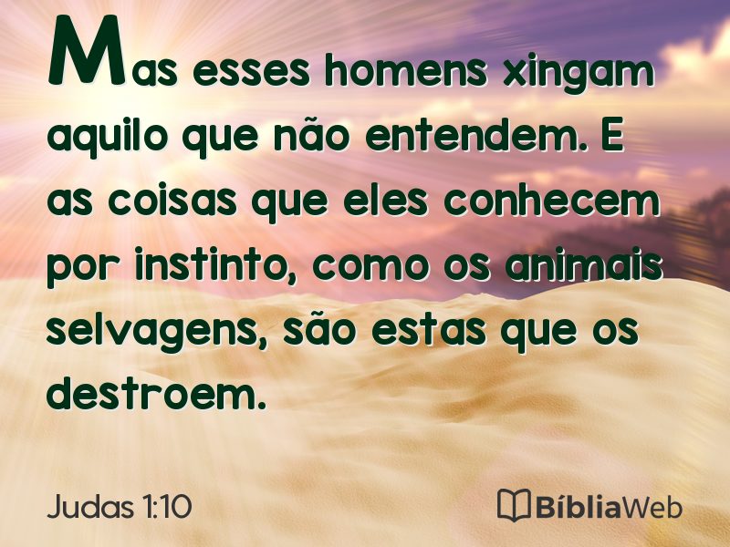 Judas 1:10 em imagem para compartilhar