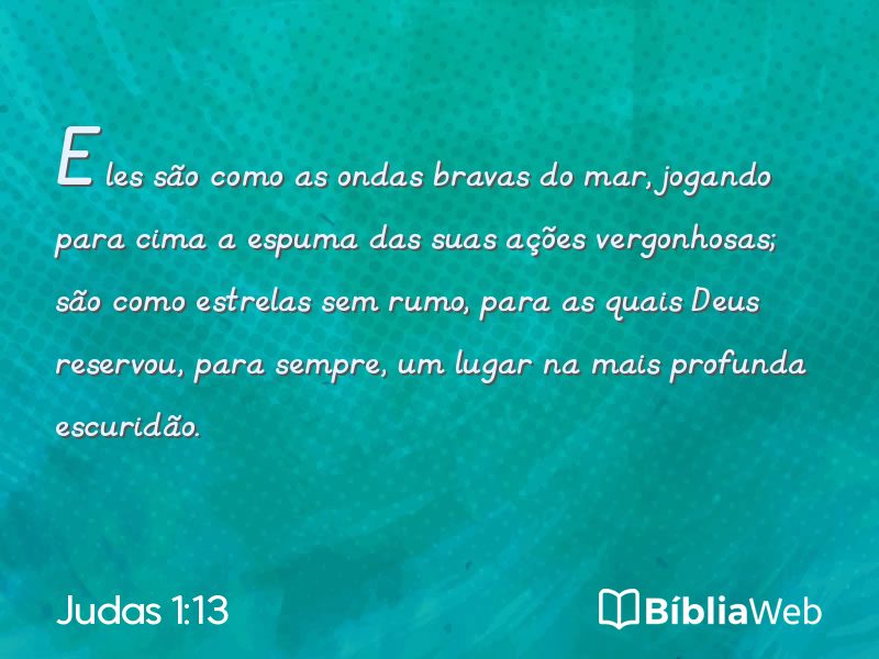 Judas 1:13 em imagem para compartilhar