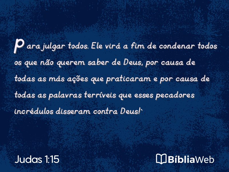 Judas 1:15 em imagem para compartilhar