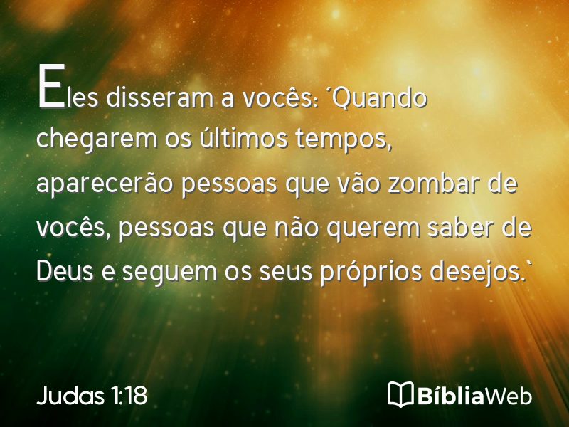 Judas 1:18 em imagem para compartilhar