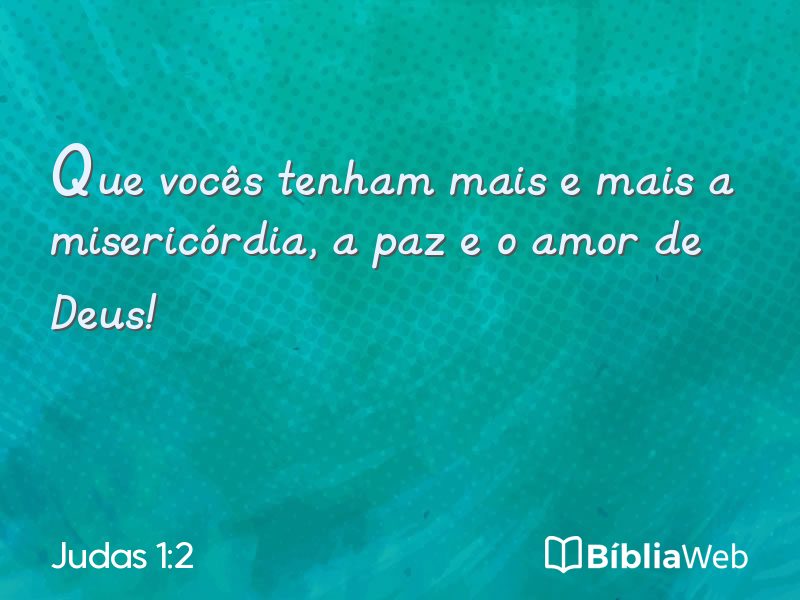 Judas 1:2 em imagem para compartilhar