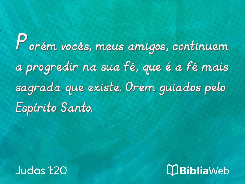 Judas 1:20 em imagem para compartilhar