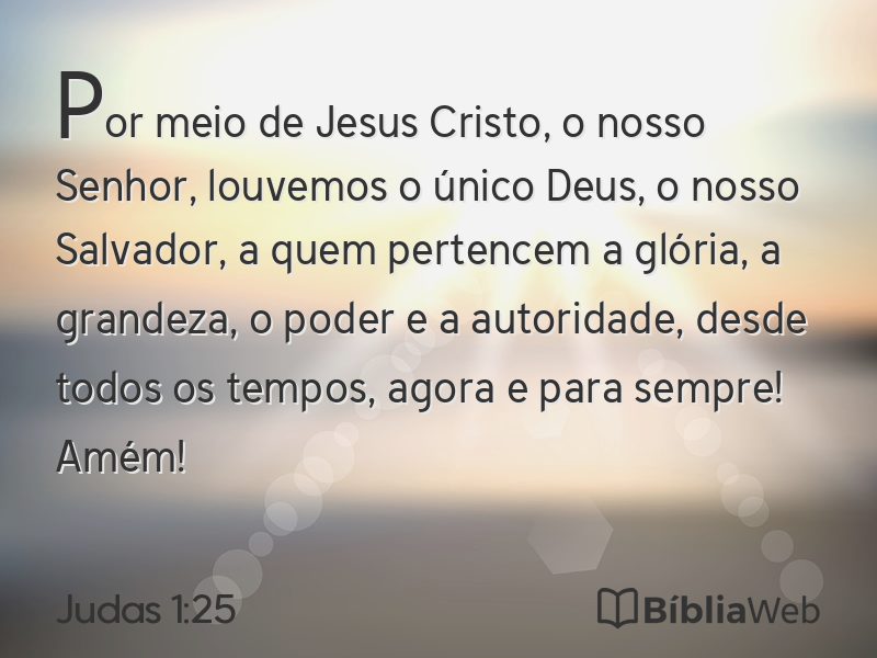 Judas 1:25 em imagem para compartilhar