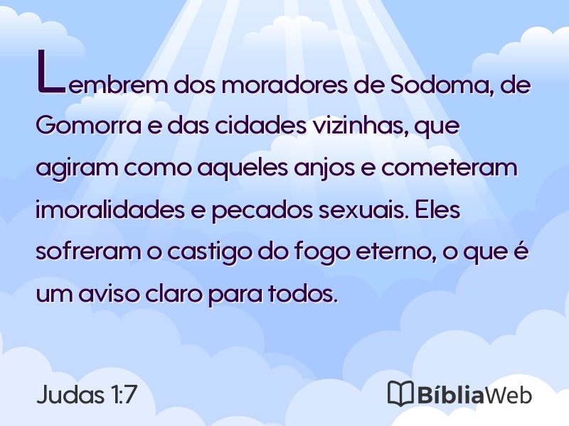 Judas 1:7 em imagem para compartilhar