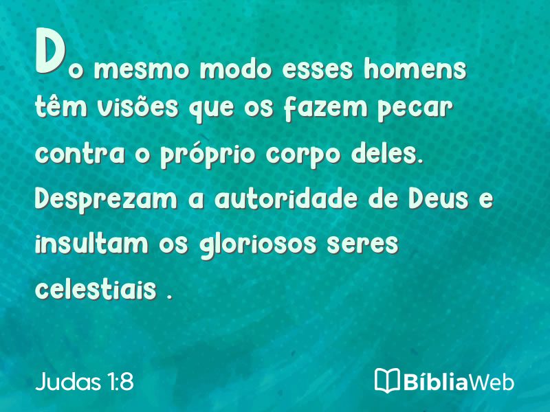 Judas 1:8 em imagem para compartilhar