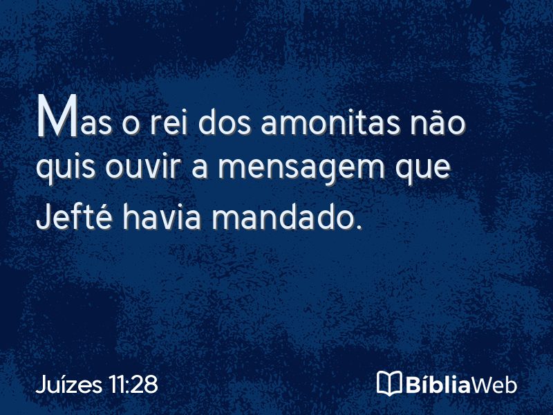 Juízes 11:28 em imagem para compartilhar