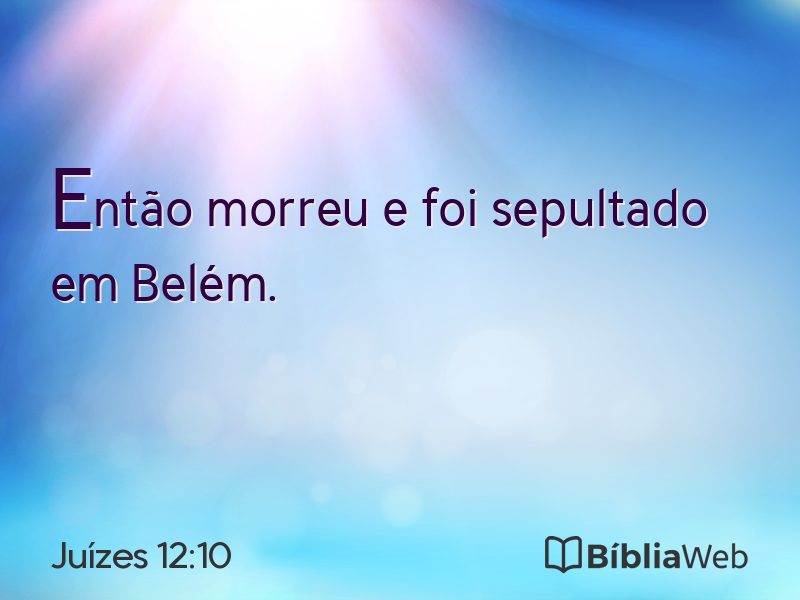 Juízes 12:10 em imagem para compartilhar