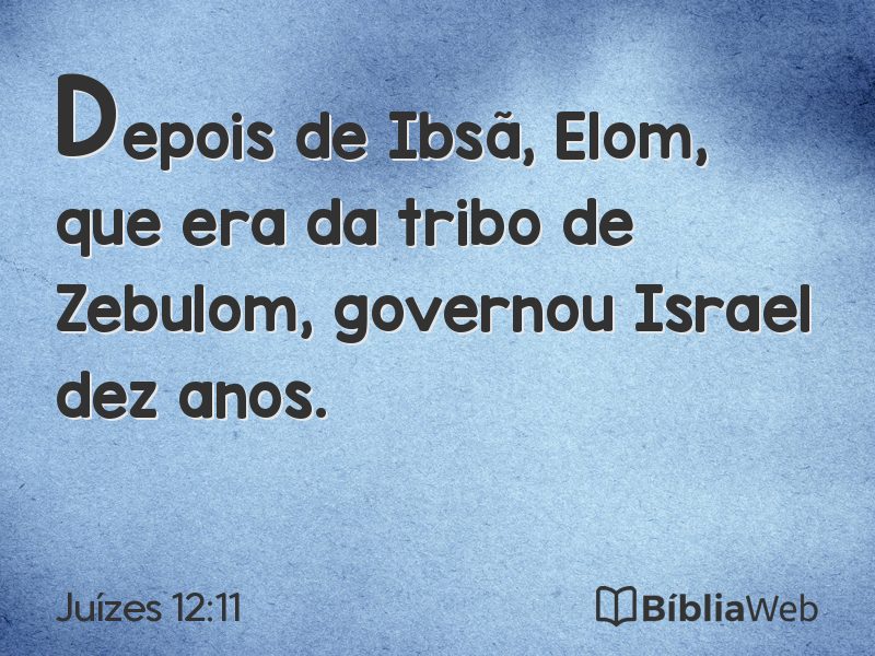 Juízes 12:11 em imagem para compartilhar
