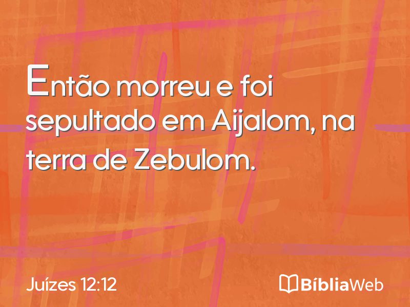 Juízes 12:12 em imagem para compartilhar