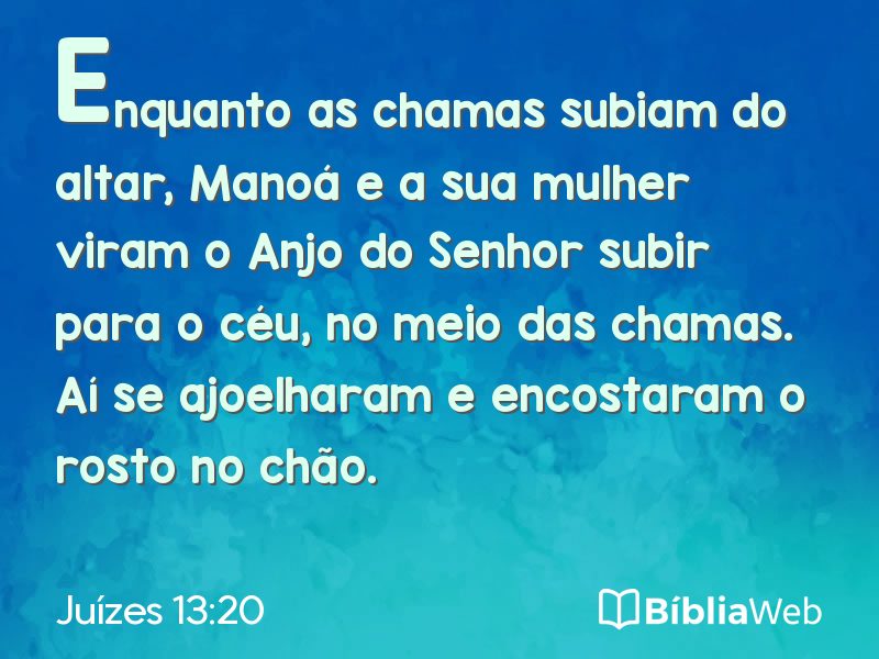 Juízes 13:20 em imagem para compartilhar