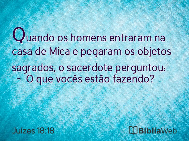 Juízes 18:18 em imagem para compartilhar