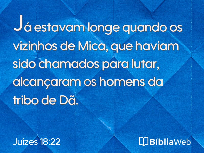 Juízes 18:22 em imagem para compartilhar
