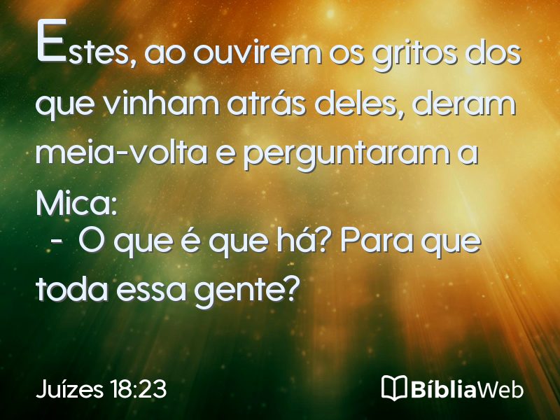 Juízes 18:23 em imagem para compartilhar