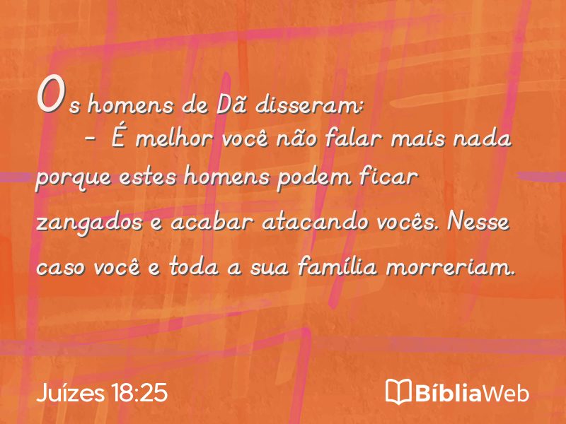 Juízes 18:25 em imagem para compartilhar
