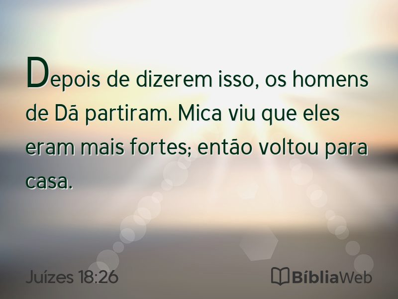 Juízes 18:26 em imagem para compartilhar
