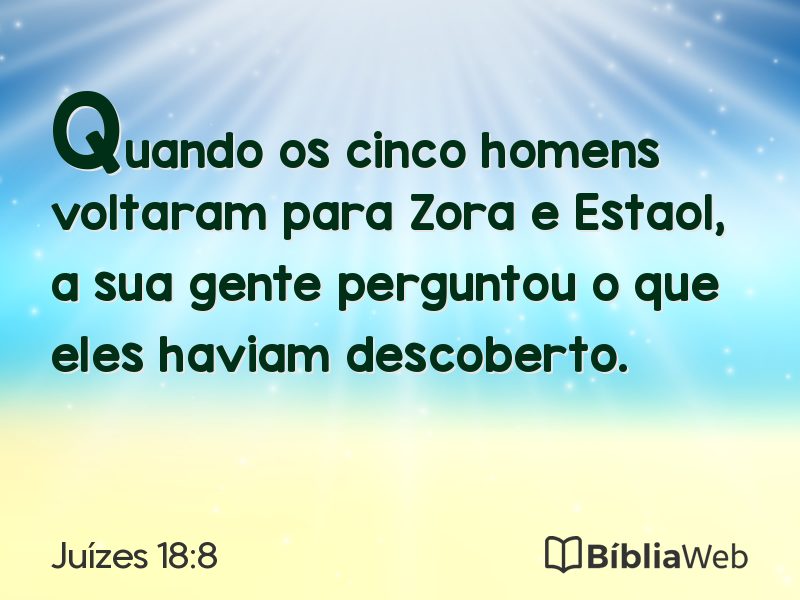Juízes 18:8 em imagem para compartilhar
