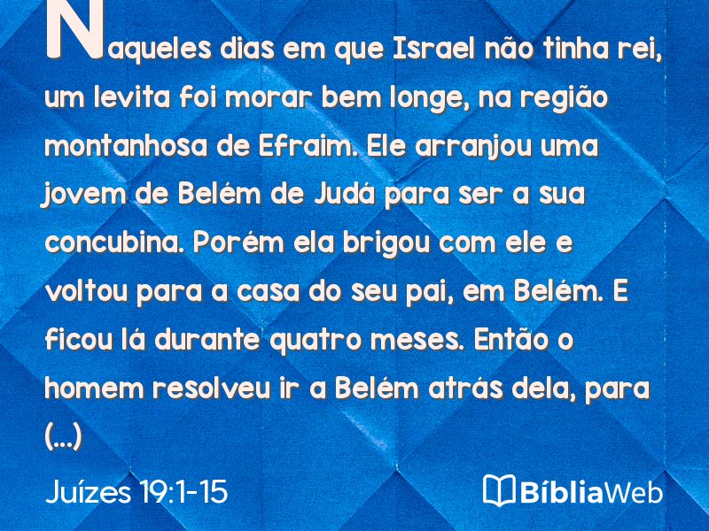 Juízes 19:1-15 em imagem para compartilhar